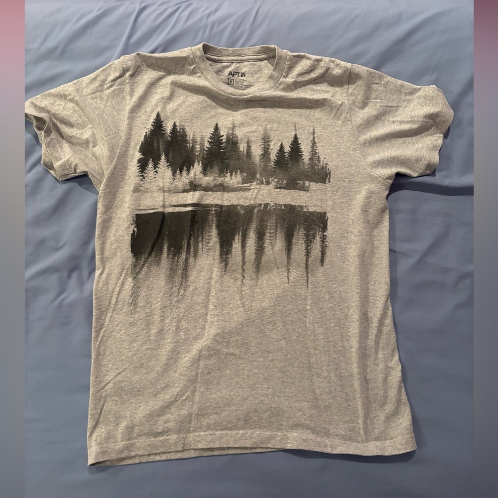 Apt. 9 Gray Forest Graphic Tee